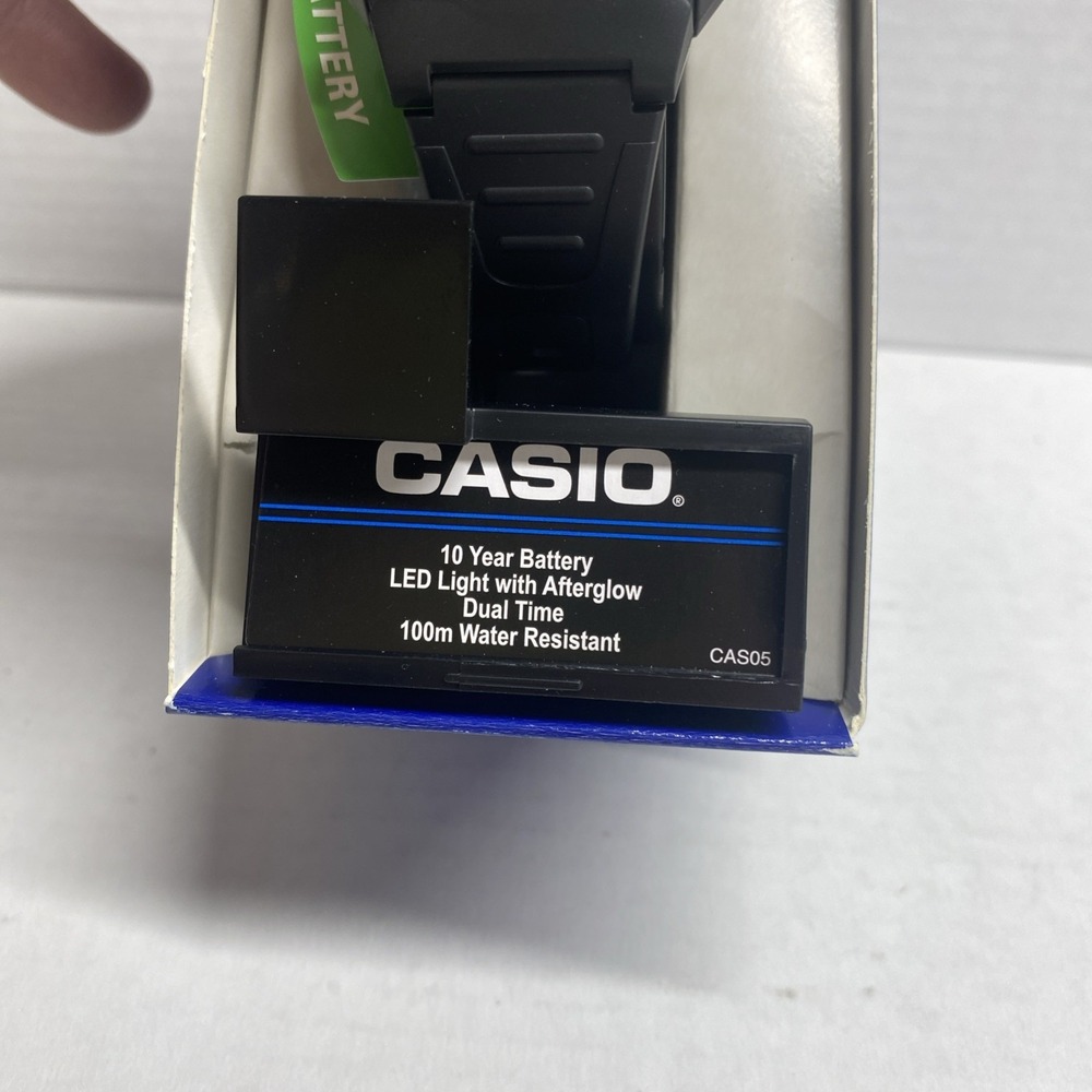 Casio W800H-1AV Men's Digital Watch Black 100M NEW - Picture 5 of 8